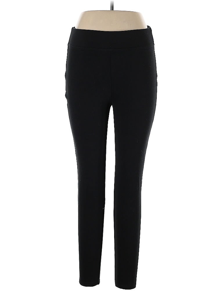 Pre-owned Lands' End Active Pants In Black