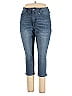 NYDJ Solid Blue Jeans Size 14