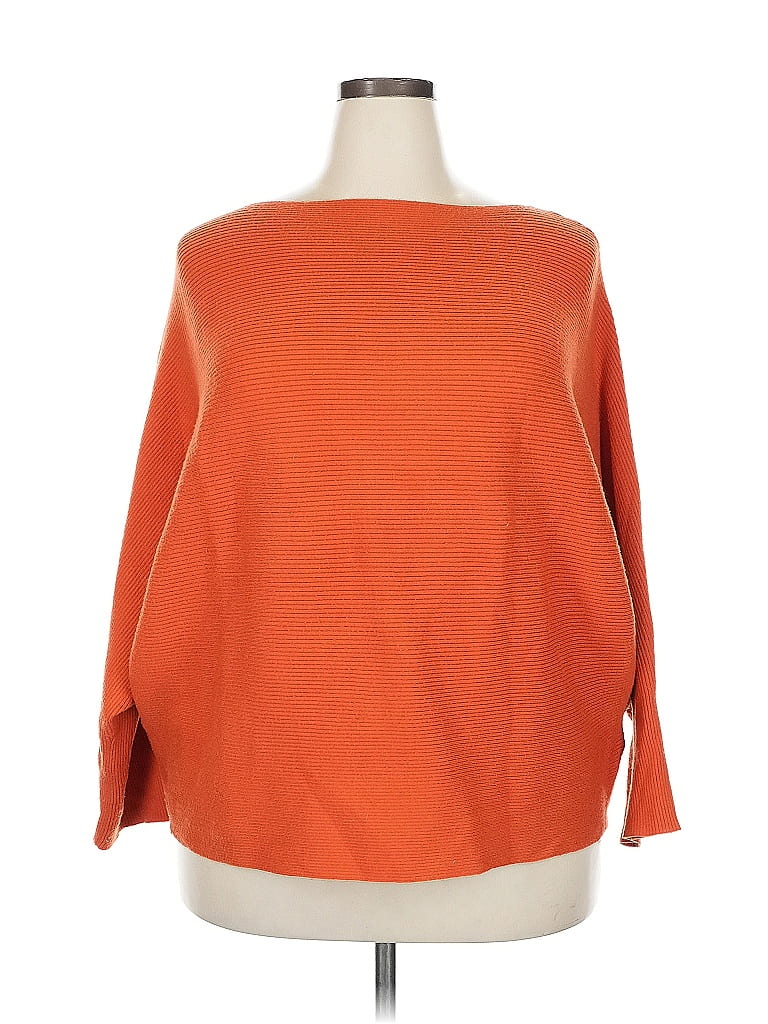 Philosophy Republic Clothing Orange Pullover Sweater Size 3X - photo 1