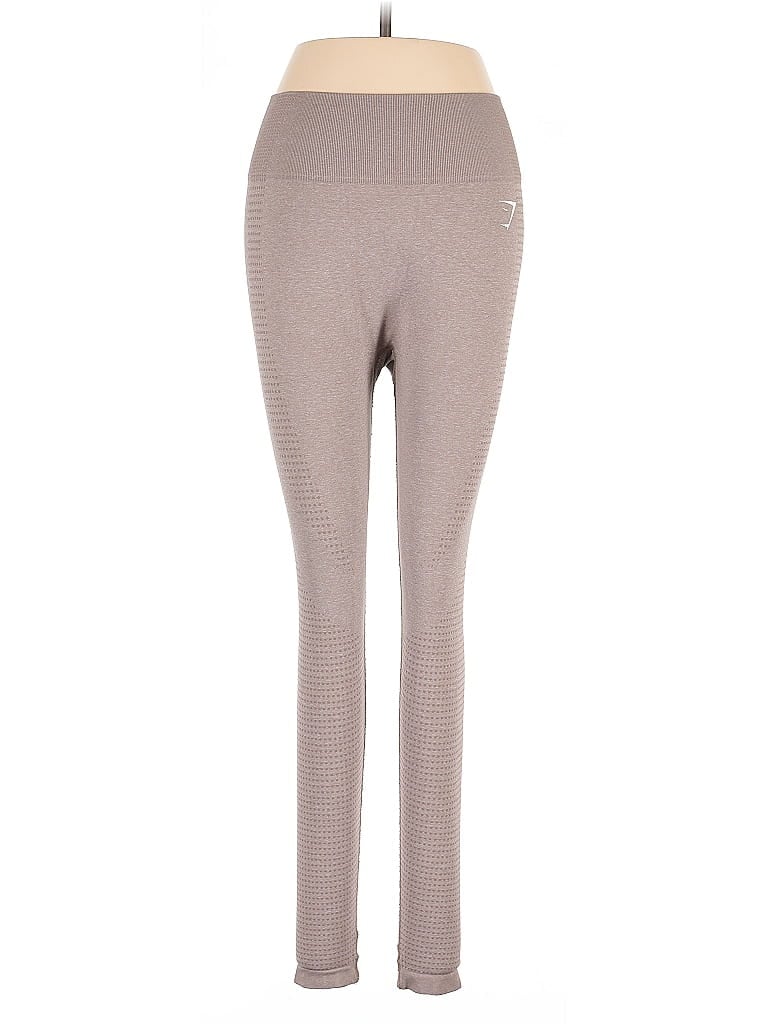 Pre-owned Gymshark Active Pants In Brown