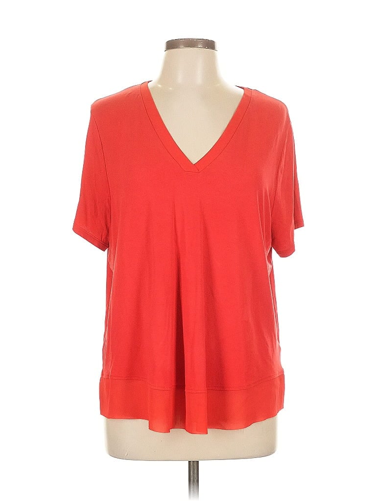 Click to view more detailed imagery on our partner's website Pre-owned M&s Collection Short Sleeve Blouse In Red