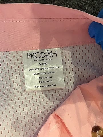 Prodoh Pink Long Sleeve Button-Down Shirt Size 8