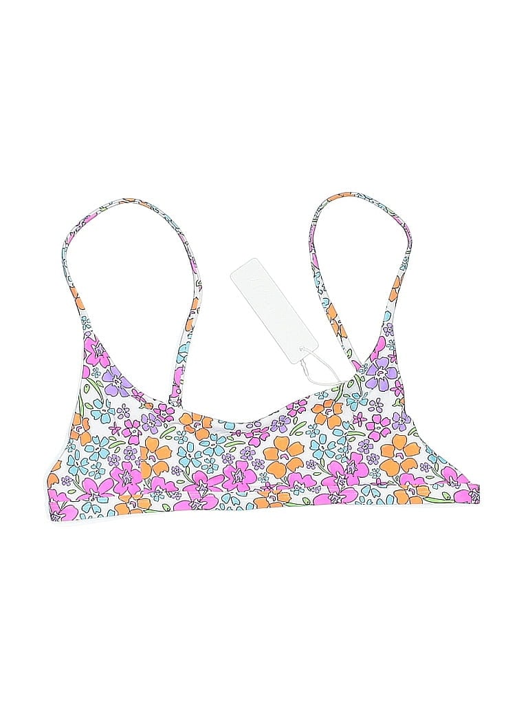 Floral purple swimwear main image 0