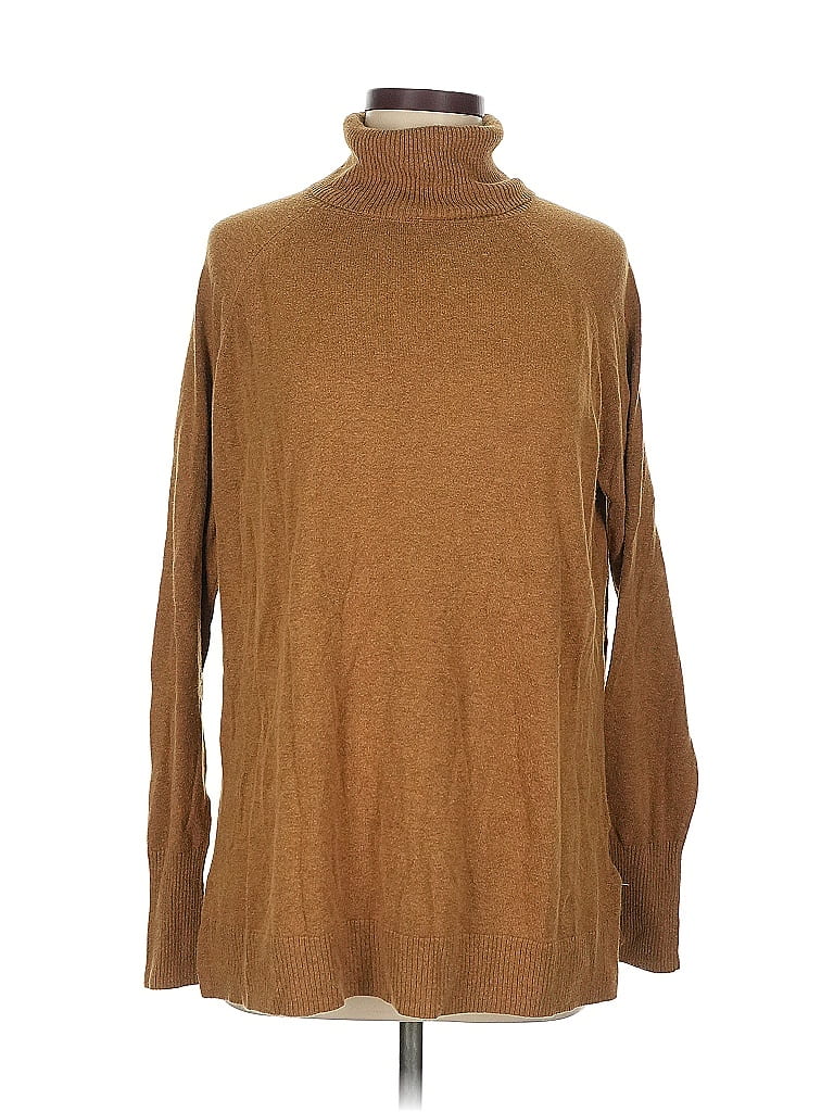 Pre-owned Old Navy Turtleneck Sweater In Brown