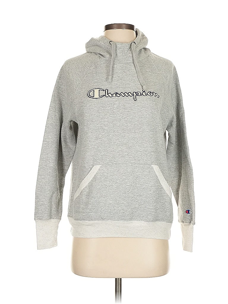 Click to view more detailed imagery on our partner's website Pre-owned Champion Pullover Hoodie In Silver