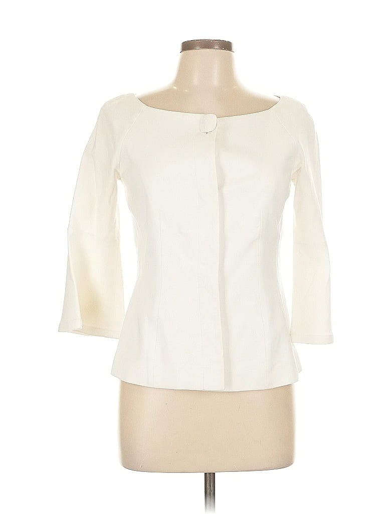 Pre-owned Luisa Spagnoli Jacket In White