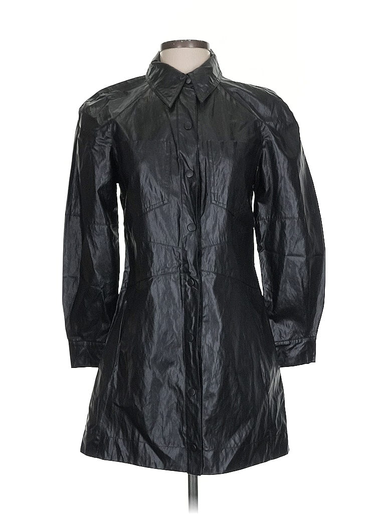 Pre-owned Zara Raincoat In Black