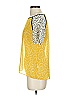 Rene Lezard 100% Polyester Yellow Short Sleeve Blouse Size EU 34 / US 4 - photo 5