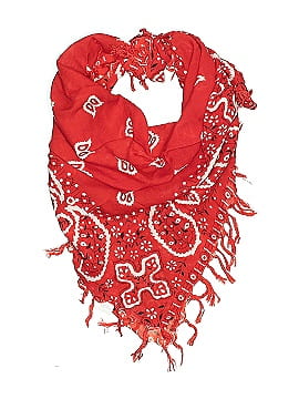 Unbranded Paisley Orange Scarf One size