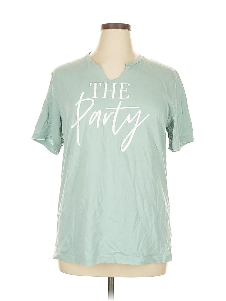 CANVAS Pre-owned Short Sleeve T-shirt In Blue