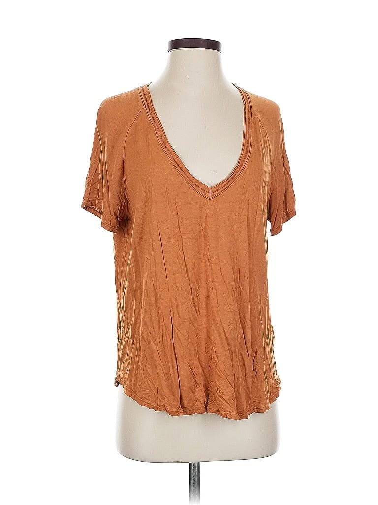 Pre-owned Project Social T Loves Urban Outfitters Short Sleeve T-shirt In Brown