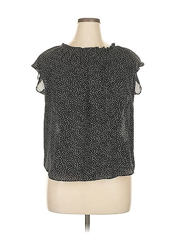 LC Lauren Conrad Short Sleeve Blouse (view 1)