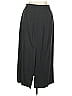 DKNY Solid Gray Black Formal Skirt Size 14 - photo 2
