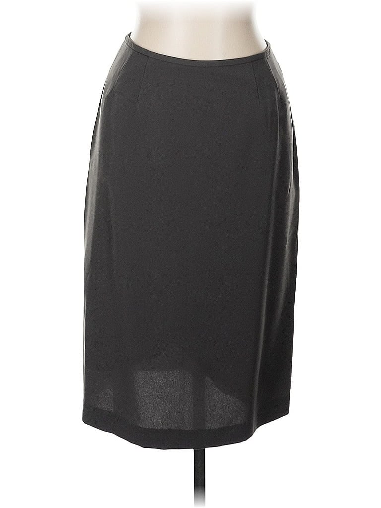 Pre-owned Kasper Formal Skirt In Black