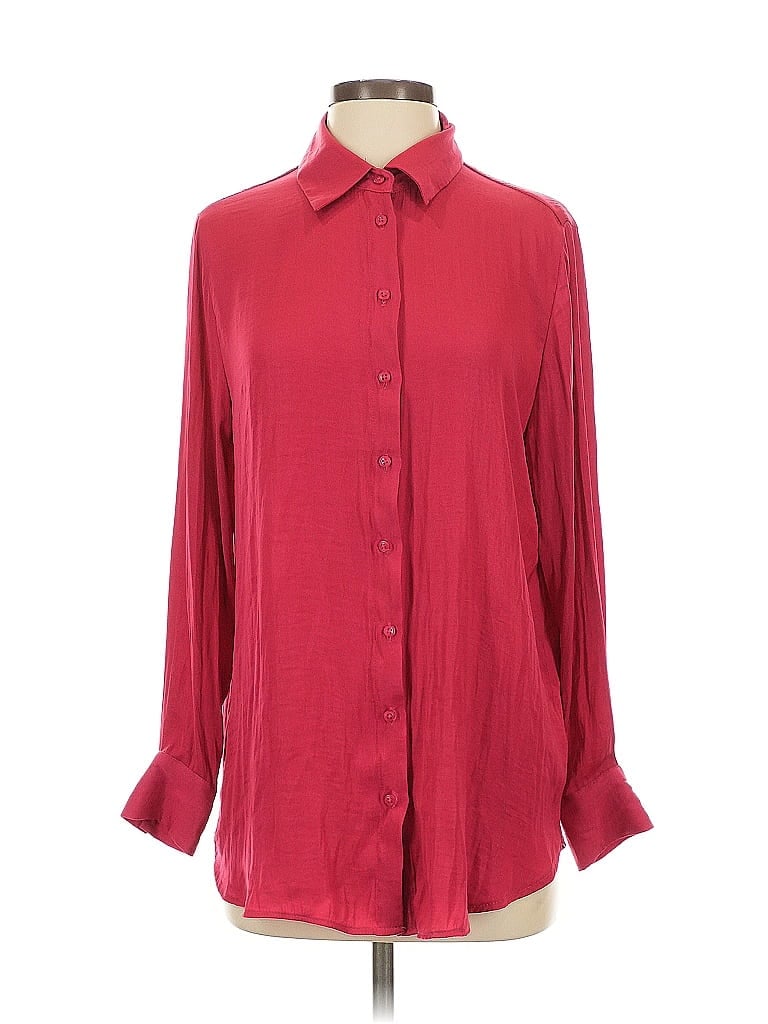 Click to view more detailed imagery on our partner's website Pre-owned Joie Long Sleeve Blouse In Red