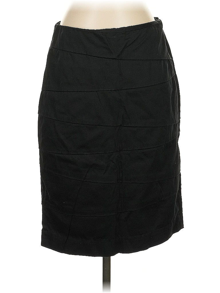 Pre-owned White House Black Market Formal Skirt In Black