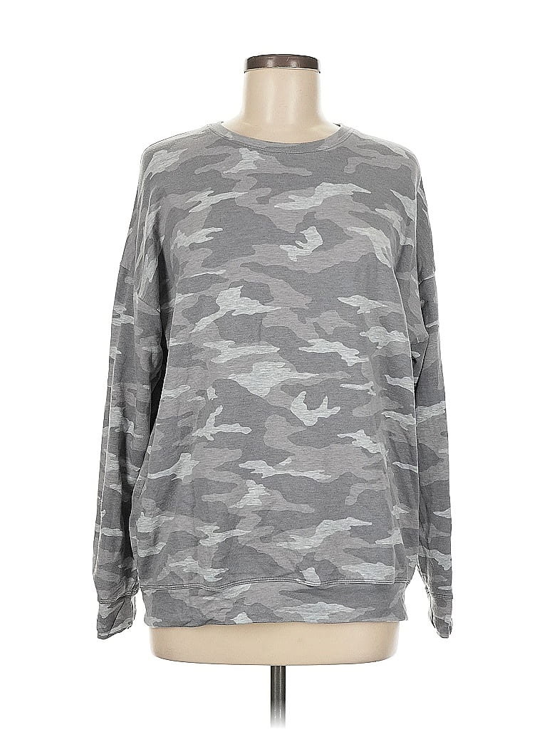 Pre-owned Athleta Sweatshirt In Gray