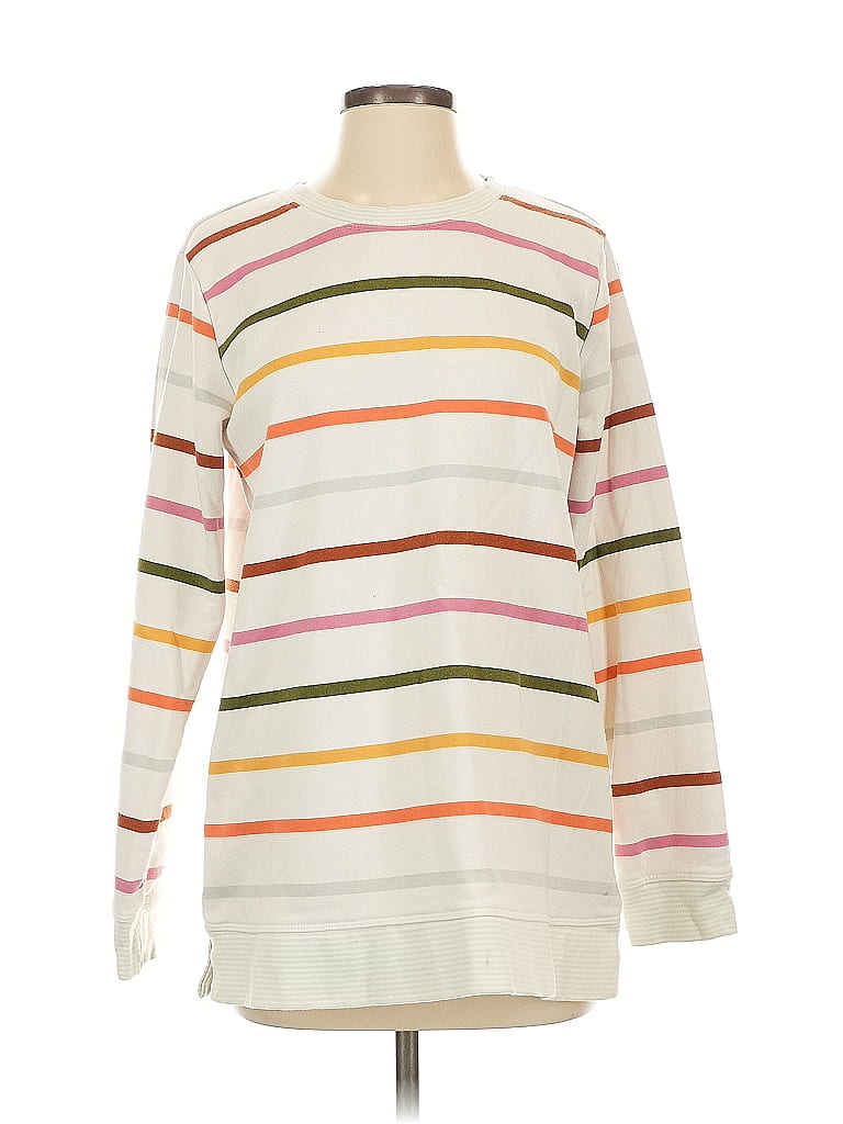 Click to view more detailed imagery on our partner's website Pre-owned Lands' End Pullover Sweater In White