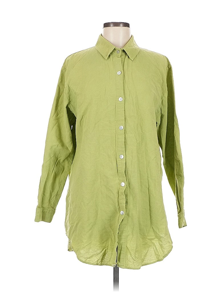 Top Manches Longues Col Rond SOFT SURROUNDINGS Jaune - Taille M - Occasion Très Bon état