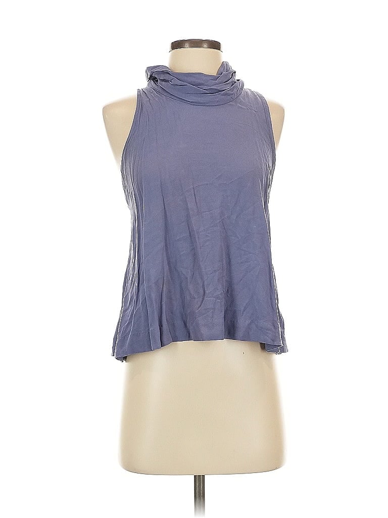 Pre-owned Free People Sleeveless Blouse In Blue