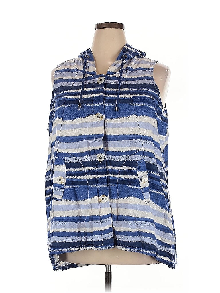 For Cynthia Blue Vest Size 2X - photo 1