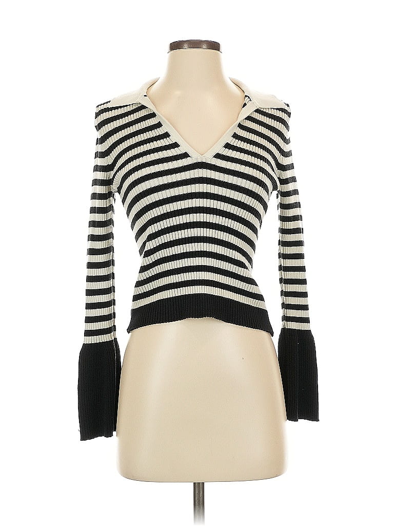 Maeve by Anthropologie Stripes Black Cardigan Size S 71 off ThredUp