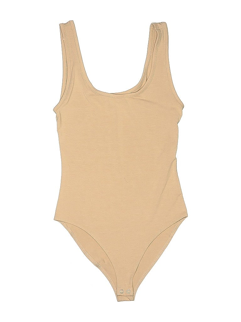 Pre-owned Forever 21 Bodysuit In Brown