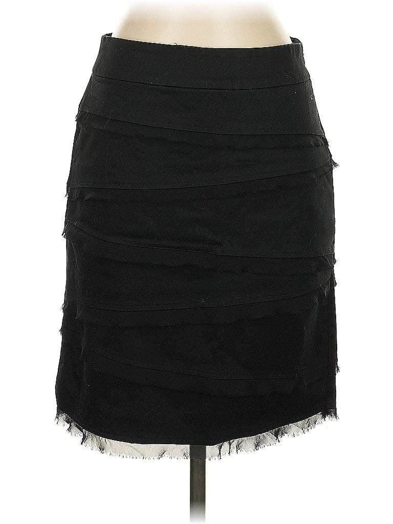 Pre-owned White House Black Market Formal Skirt In Black