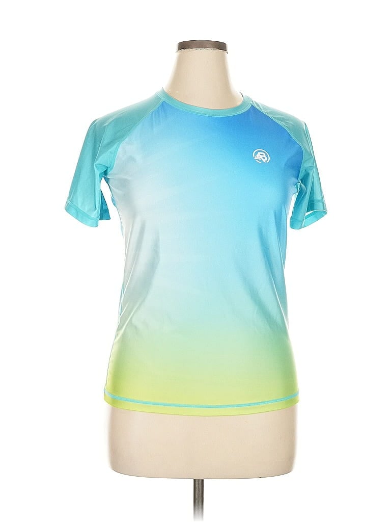 Pre-owned Addison Bay Active T-shirt In Blue