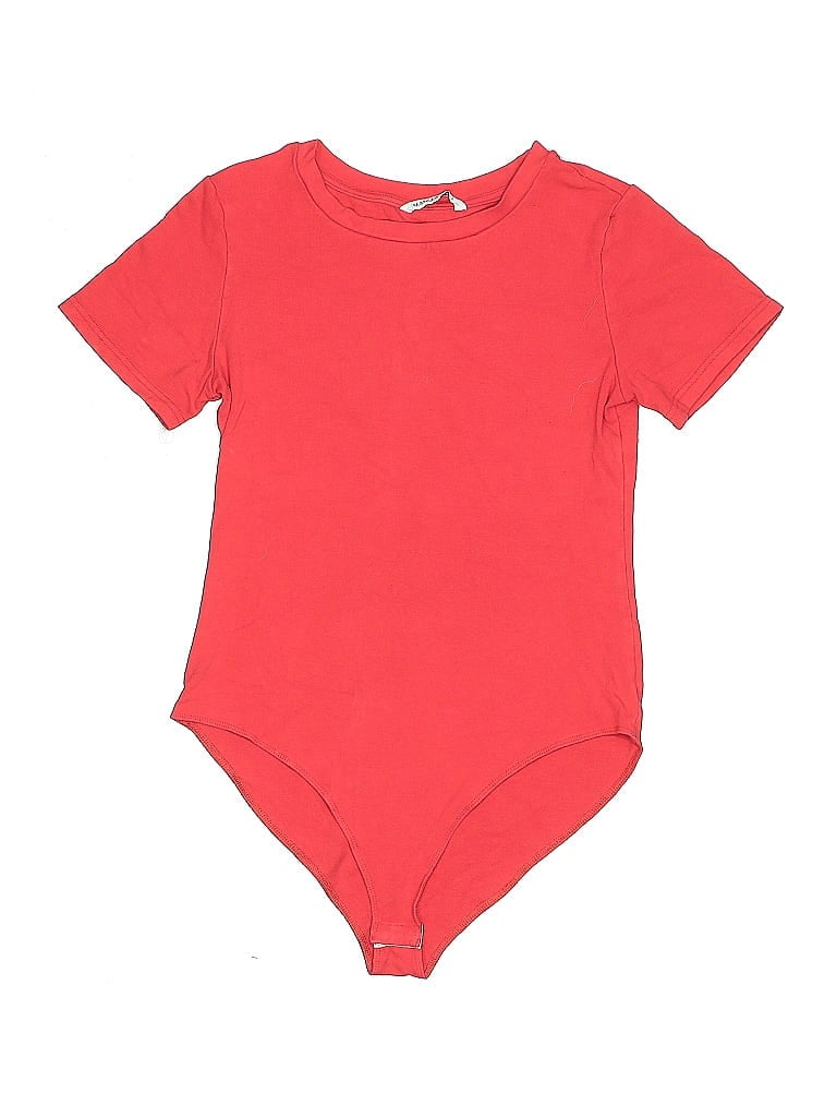 Pre-owned Mangopop Collection Bodysuit In Red