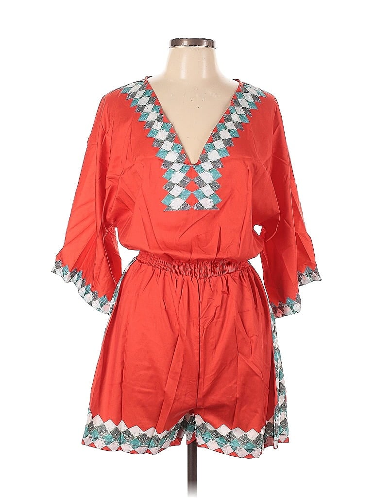 Pre-owned Unbranded Romper In Red