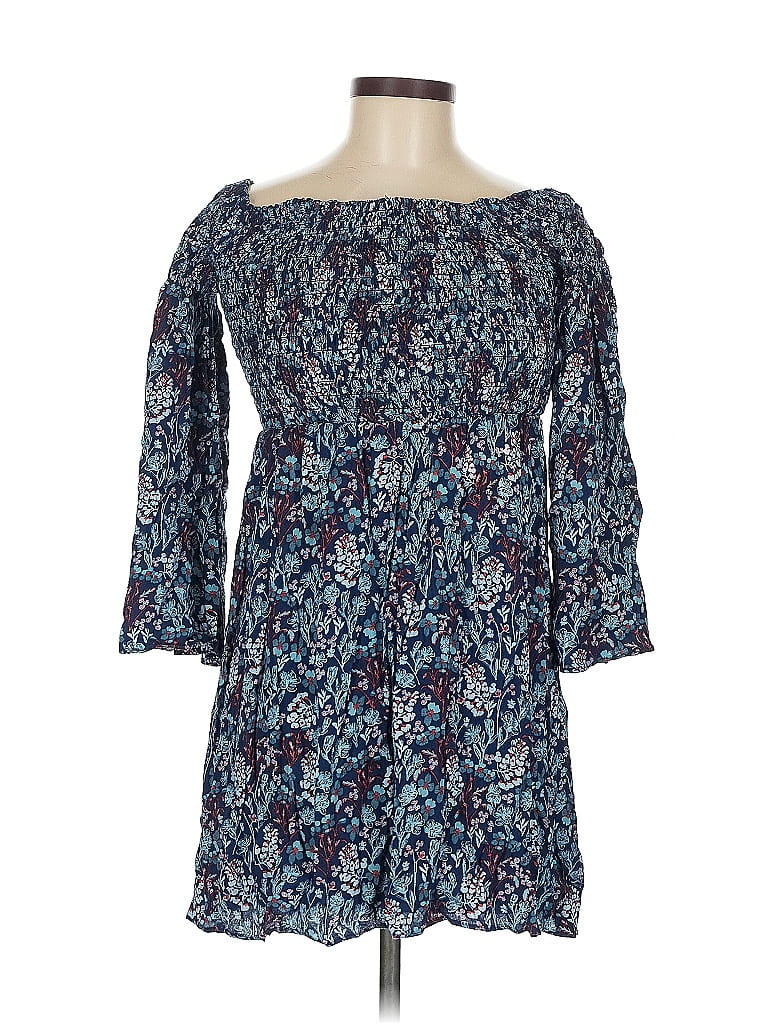 Pre-owned Willow & Clay Casual Dress In Blue