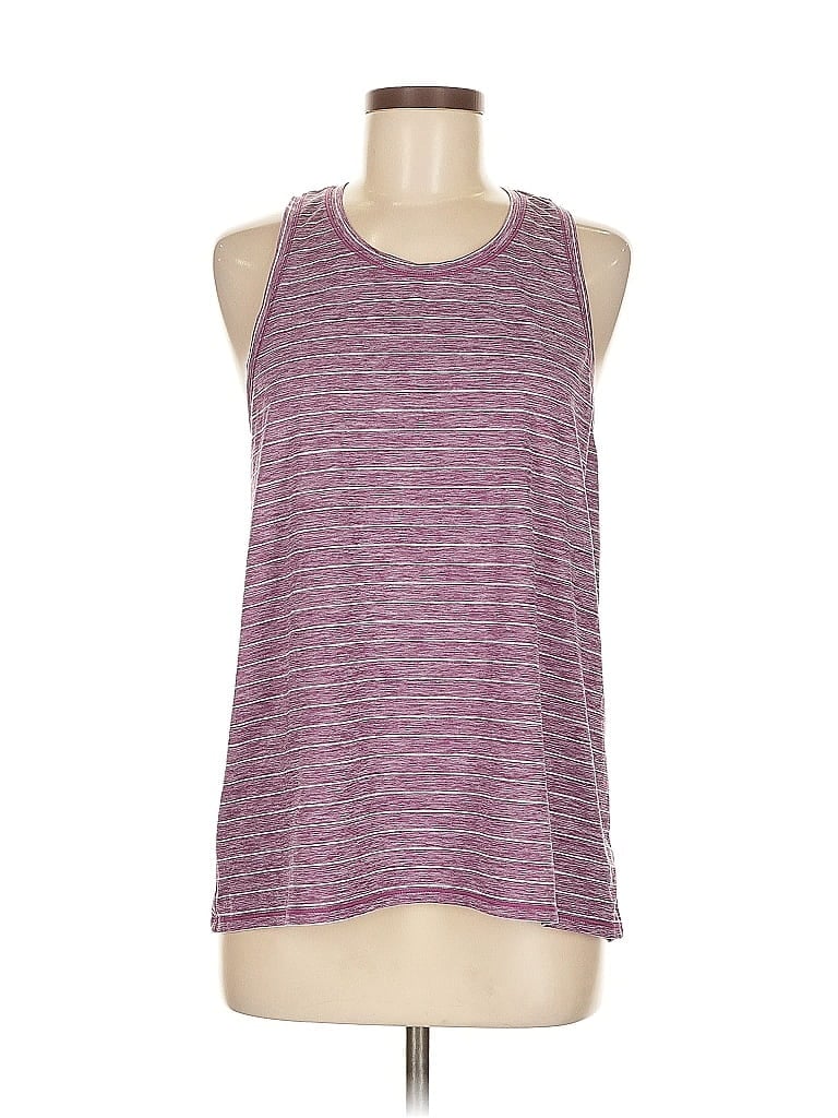 Pre-owned Gap Fit Sleeveless Top Purple Halter Neckline Tops