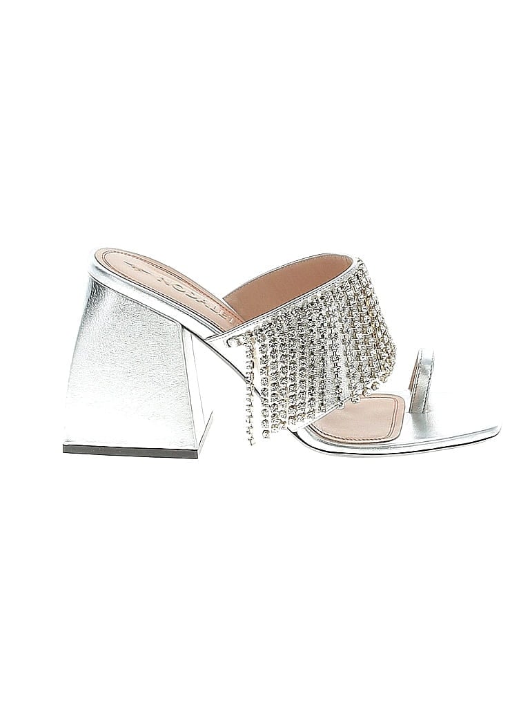 Pre-owned Nodaleto Sandals In Silver