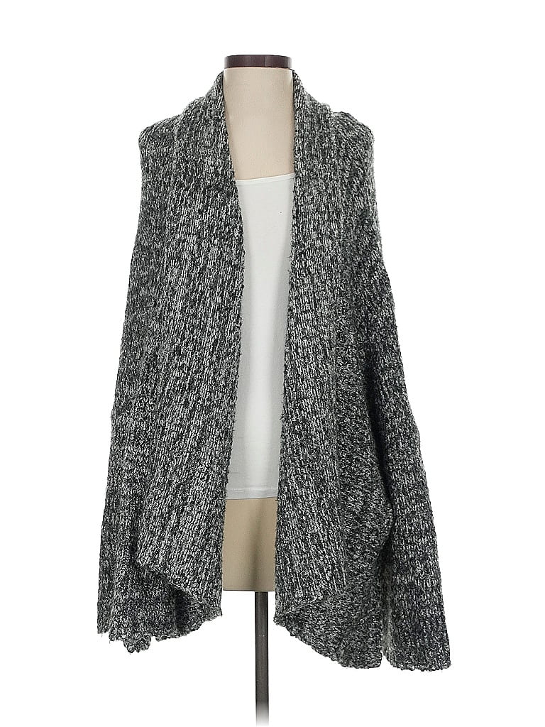 Pre-owned She + Sky Cardigan Sweater In Gray