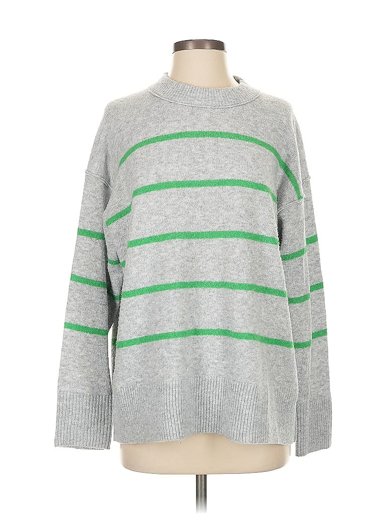 Pre-owned Aerie Pullover Sweater In Gray
