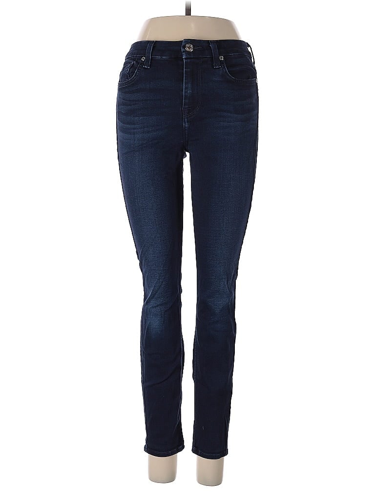 Pre-owned 7 For All Mankind Jeans In Blue