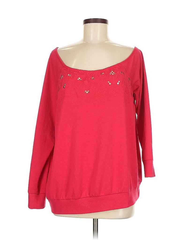 Pre-owned Torrid Pullover Sweater In Pink