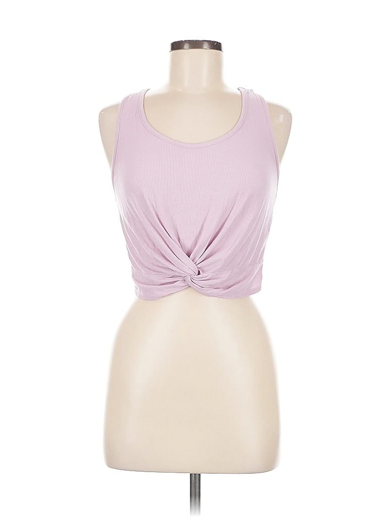 Click to view more detailed imagery on our partner's website Pre-owned Romwe Tank Top Pink Halter Neckline Tops