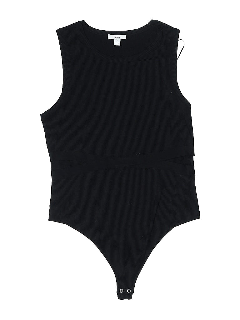 Pre-owned Bar Iii Bodysuit In Black
