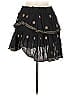 LoveShackFancy 100% Cotton Stars Black Casual Skirt Size 2 - photo 1
