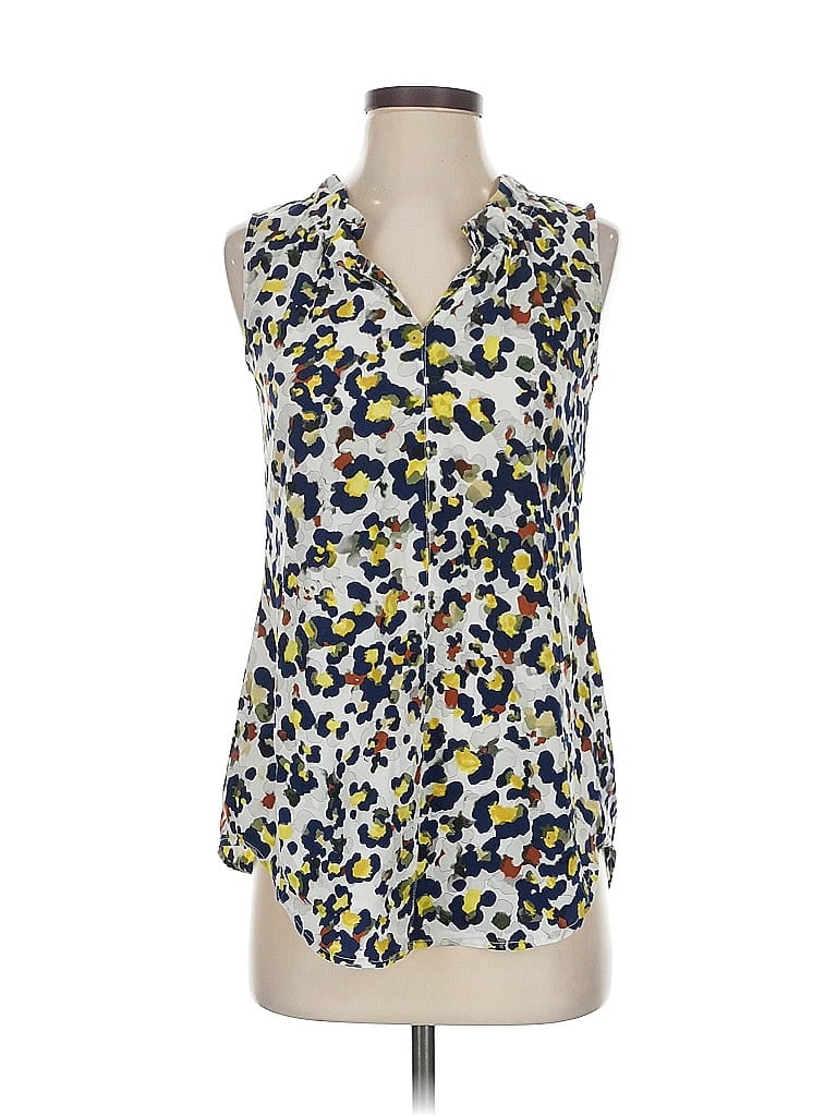Pre-owned Cabi Sleeveless Blouse In Yellow