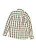 Lulu Bebe Checkered-gingham Green Long Sleeve Button-Down Shirt Size 8 - photo 2