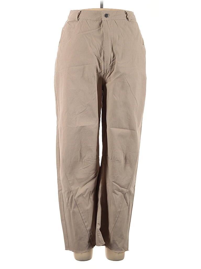Pre-owned Unbranded Casual Pants In Brown