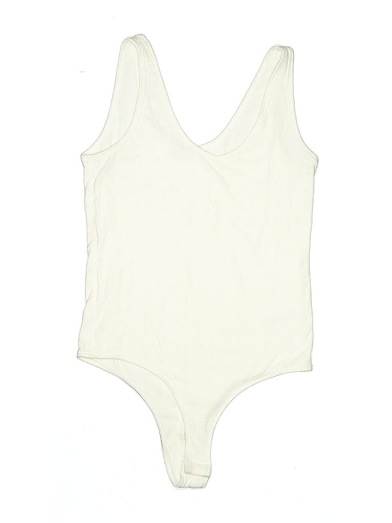 Pre-owned Shinestar Bodysuit In White