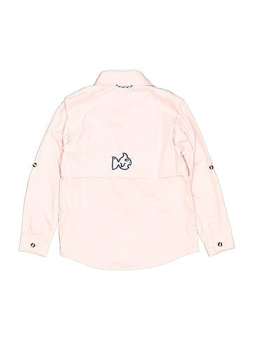 Prodoh Pink Long Sleeve Button-Down Shirt Size 8
