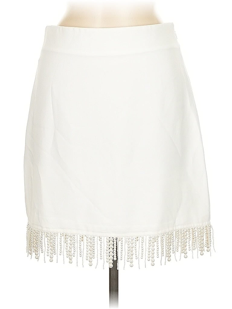 Pre-owned Molly Green Casual Skirt In White
