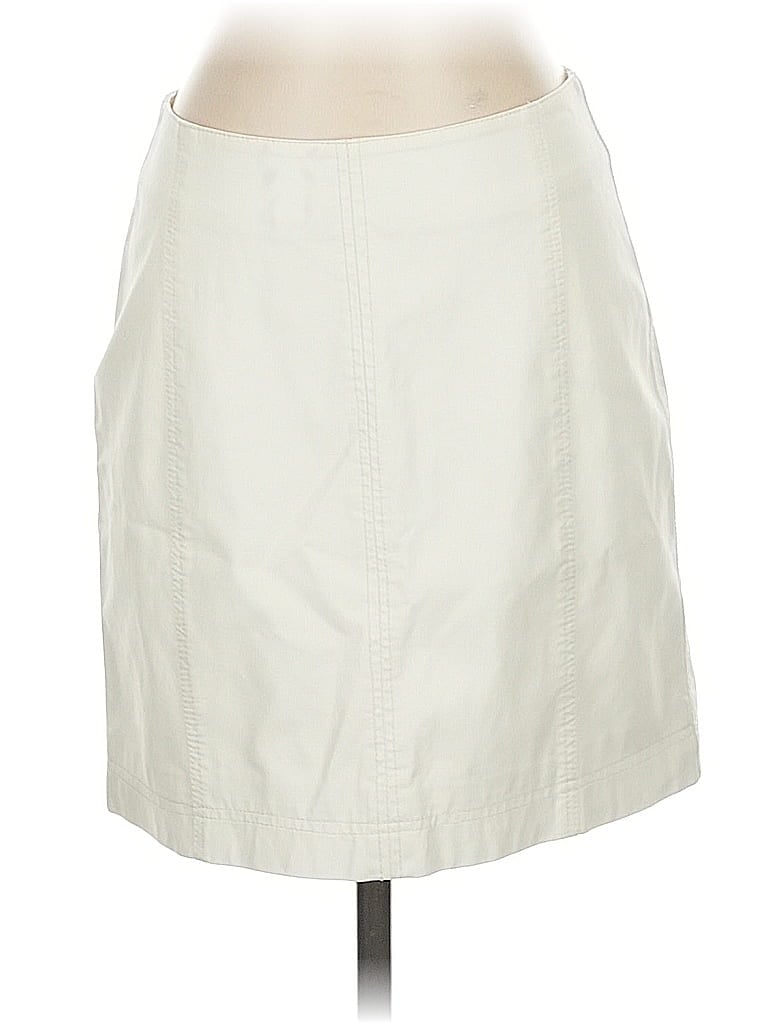 Pre-owned Free People Casual Skirt In White