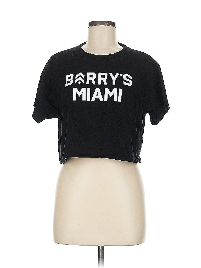 Pre-owned Barry's Short Sleeve T-shirt In Black