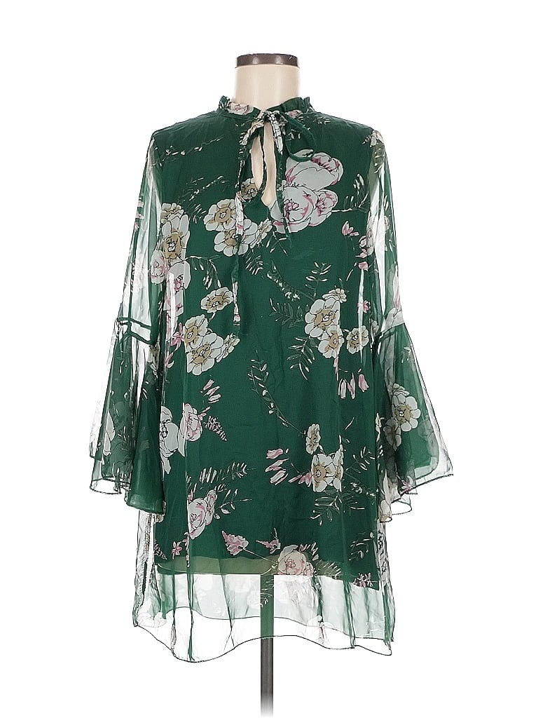 Pre-owned Lola 3/4 Sleeve Blouse In Green